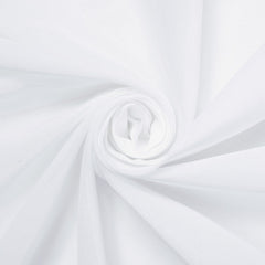 Cotton Lining Voile Material In Glacier White 58"Wide