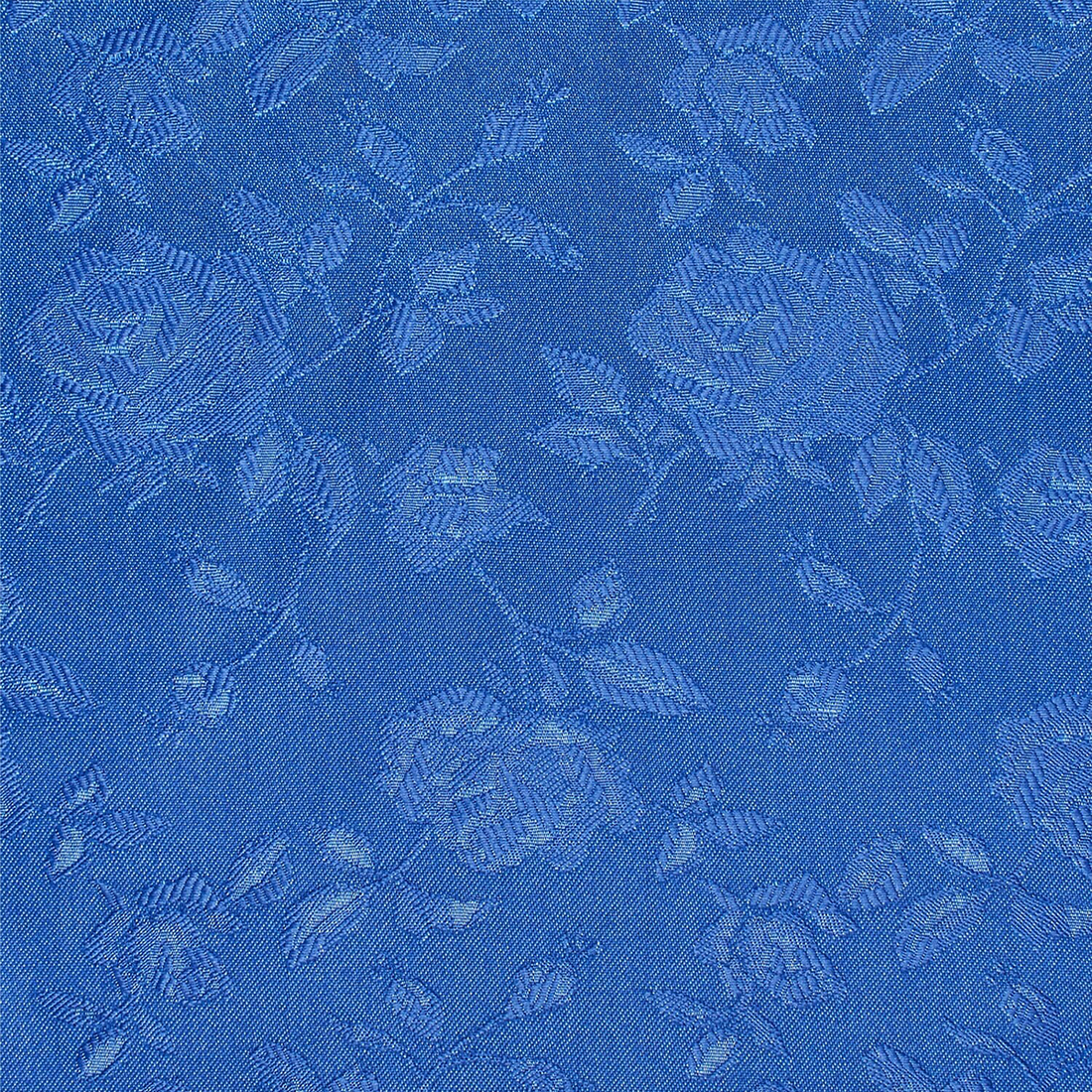 COUTURE-TOUCH A ROYAL BLUE ROSE JACQUARD FABRIC