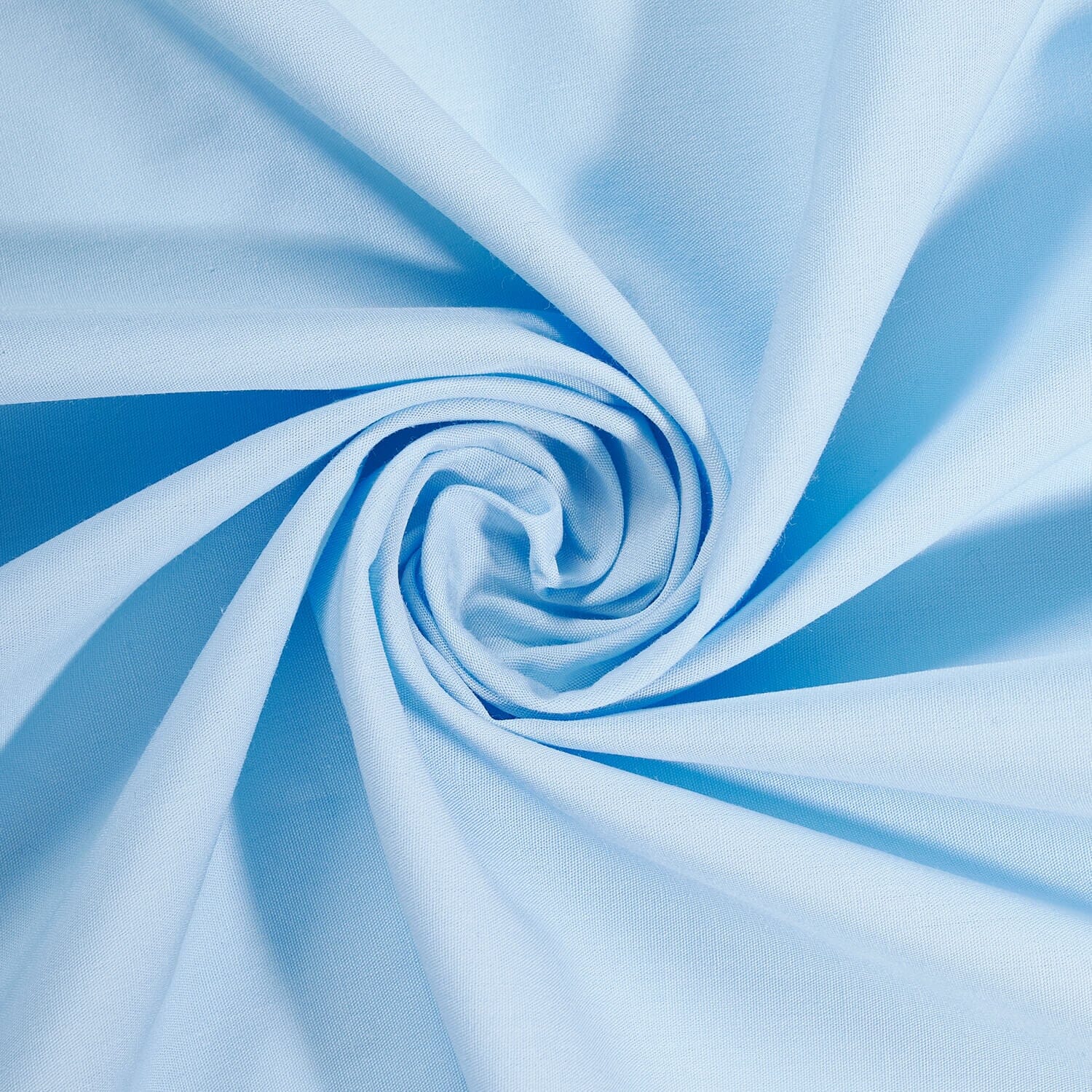 Pure Solid Fabric Light Blue 100% Cotton Broadcloth