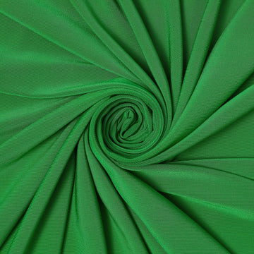Kelly Green Stretch 100% Polyester Knit Jersey Fabric