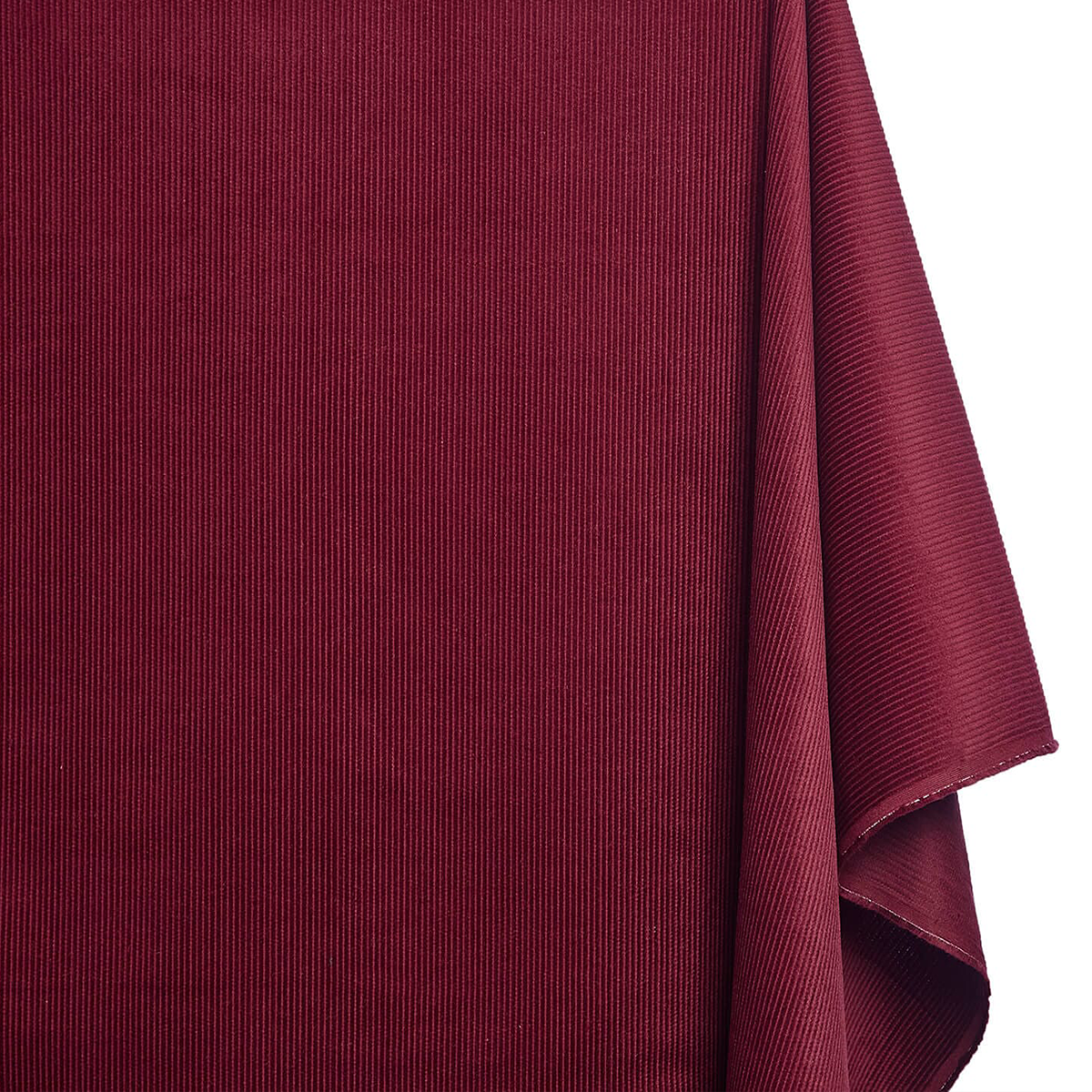 Wine —Standard 9 Wale Corduroy Material—0.75 Millimeters Thick—100% Cotton—59-60"Inch Wide—Sold by the Yard