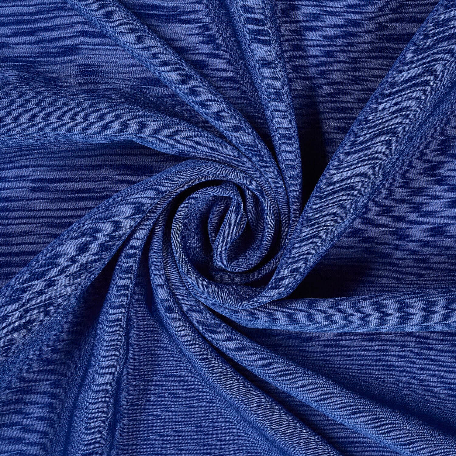 River Royal Blue Crinkle Polyester Draping Material- 100%Polyester-Fabric-Sold By The Yard-58/60 Inches Wide