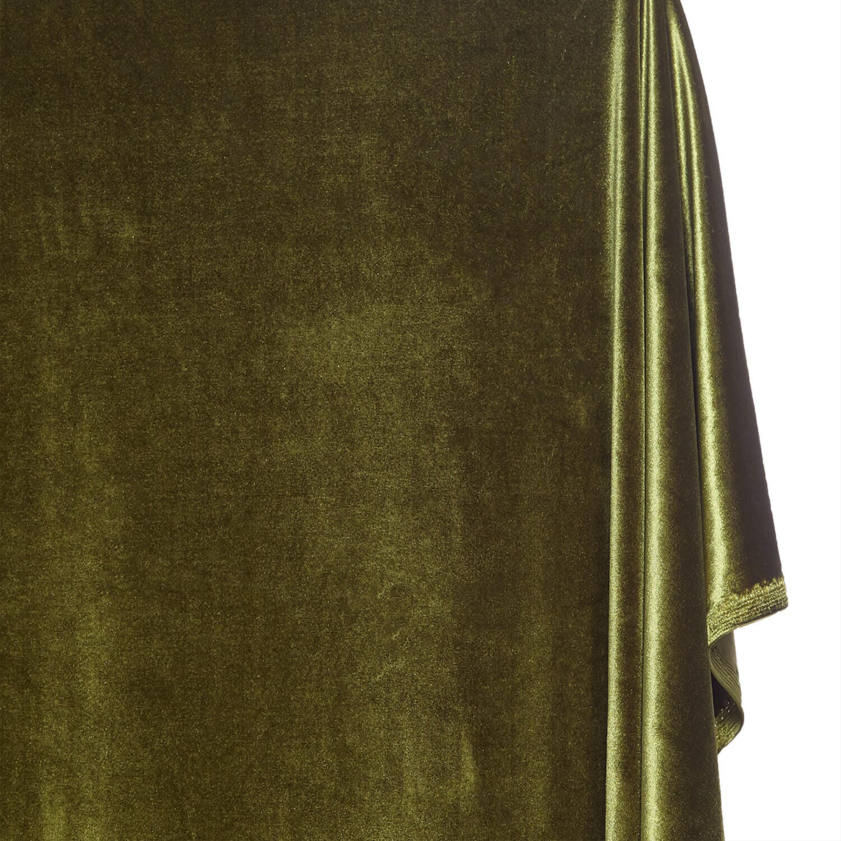 Verdant Plush Oliver—Stretch Velvet Fabric—Sold by the Yard