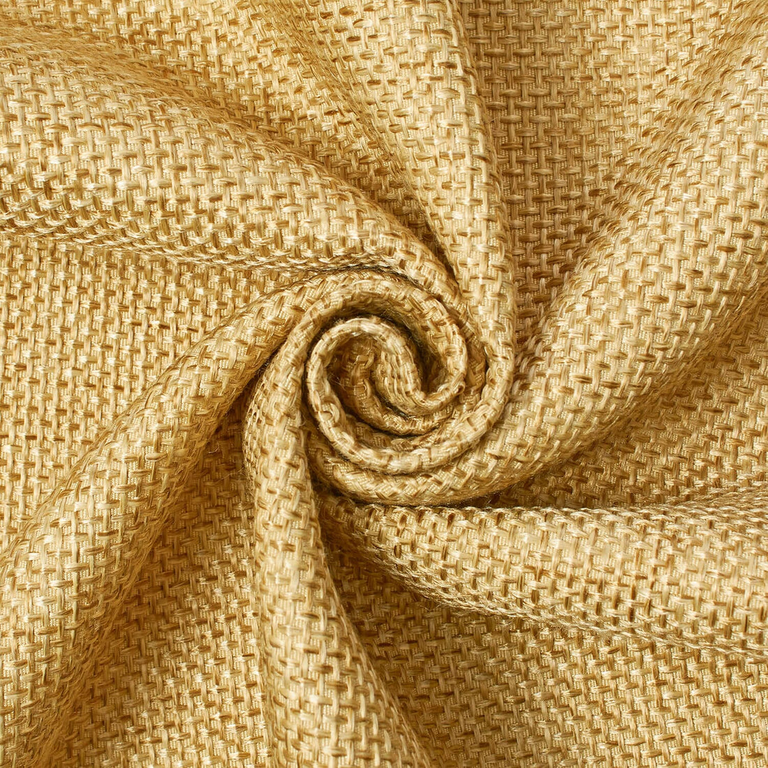 INLAY GOLD PLAIN WOVEN UPHOLSTERY FABRIC