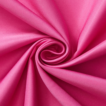 Polyester Twill—Magenta—100% Polyester—Width 59/60"Inches Wide—20% Vertical—Sold by The Yard