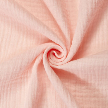 Peach Reverie Double Cotton Gauze Material-51/52" Wide