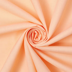 Clothing fabric—Broadcloth—Peach Color—80%Polyester 20% Cotton—52" Wide—Available by the Yard—Nationwide Shipping