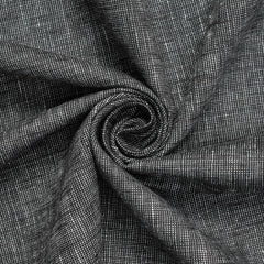 Close-up of black and white textured fabric| Sold by Beautiful Windows Elgin