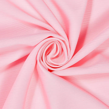 HOMBERG PINK CRINKLE MATERIAL—GRACEFUL DRAPES