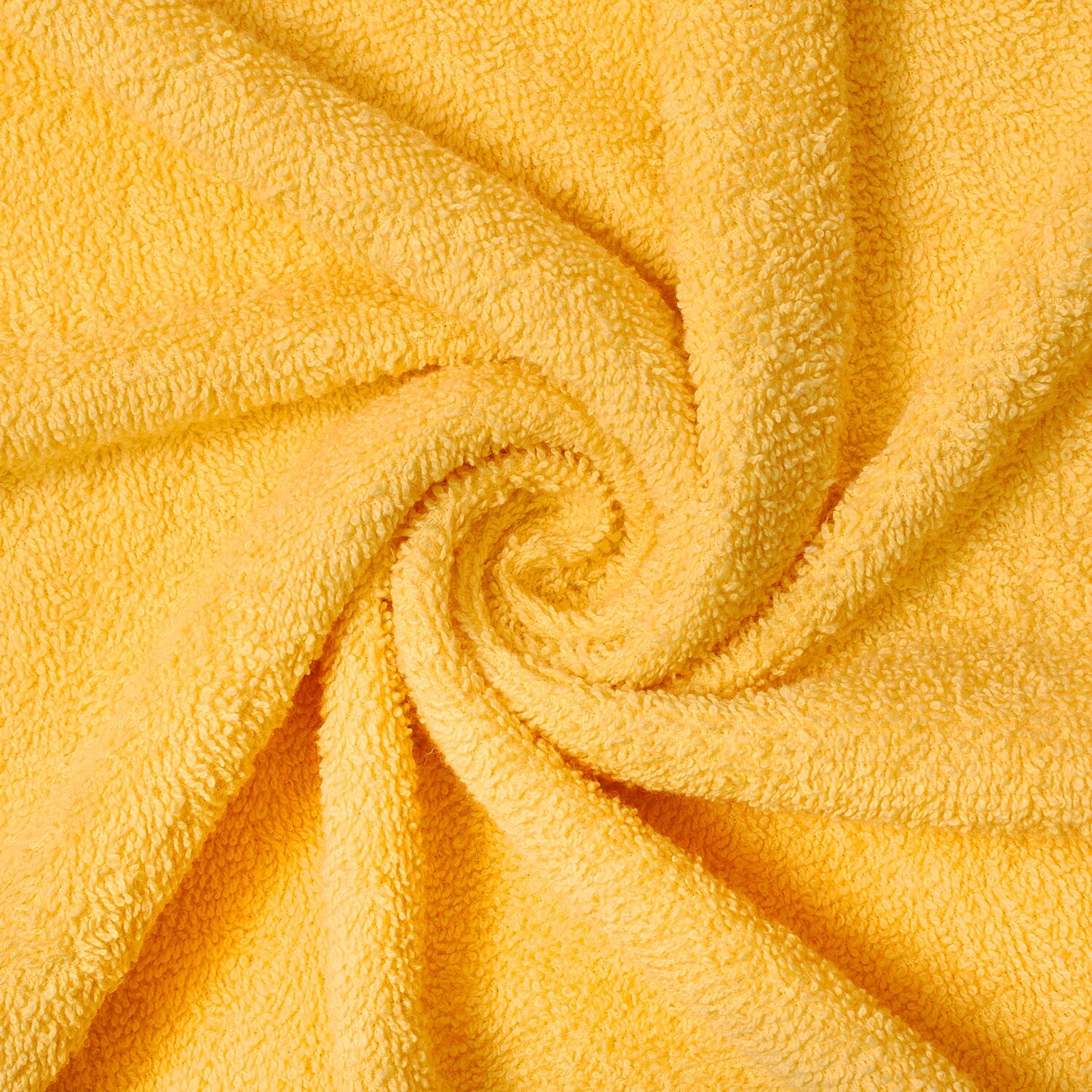 Marigold Yellow Cotton—Terry Cloth Material—100% Polyester—Strong Durability—56"-Inches Wide—Sold by the Yard