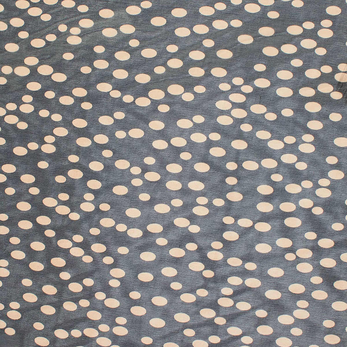 Spotted Printed Silk Chiffon—Multi Color Black Color—Sold By The Yard—Width 60/61 Inches—Available for Nationwide Shipping