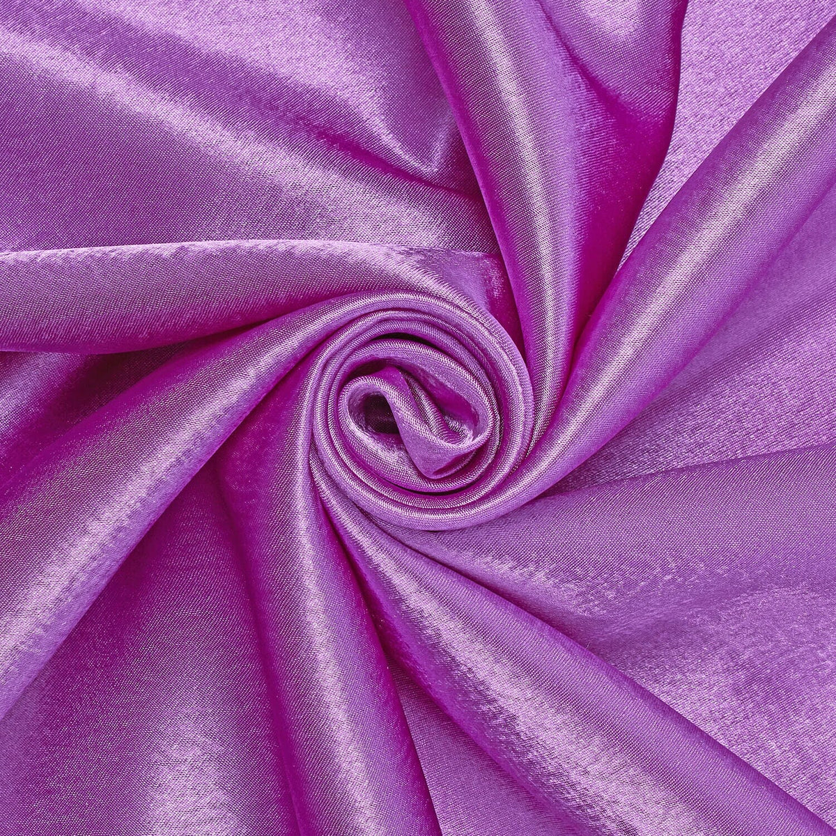 Solid Fabric—Violet Color—Crepe Satin—100% Polyester—Sold by the Yard