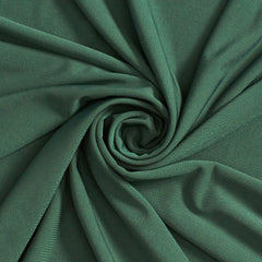 Luxury Grade Material— Hunter Green Color—Stretch Jersey Knit —58" Wide—100% Polyester Fabric—Sold by The Yard