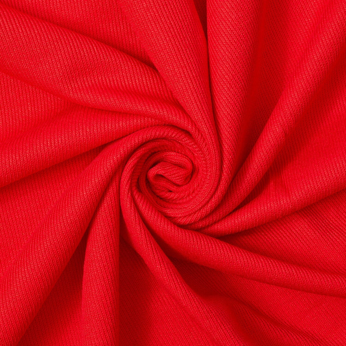 Yulee Red Doux—French Rib Knit Material—95% Polyester and 5% Spandex—57/58 Inches Wide— Sold by the Yard