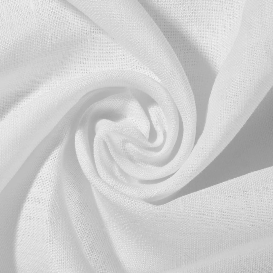 DENBEAUX WHITE YORKSHIRE LINEN MATERIAL