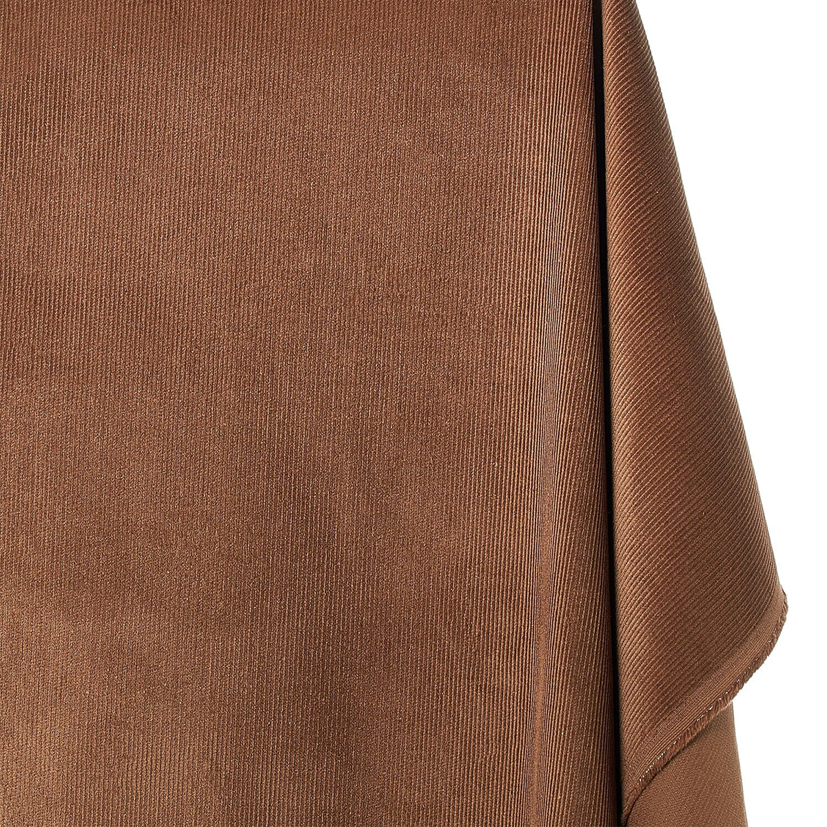 Brown fabric with a subtle texture on a white background