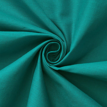 Malou Teal Lawn—Polyester Blend Fabric— Smooth Texture—Sold by The Yard—58/60 Inches Wide