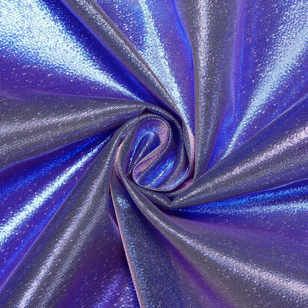 Midnight navy blue tissue lame fabric | Sold by Beautiful Windows Elgin