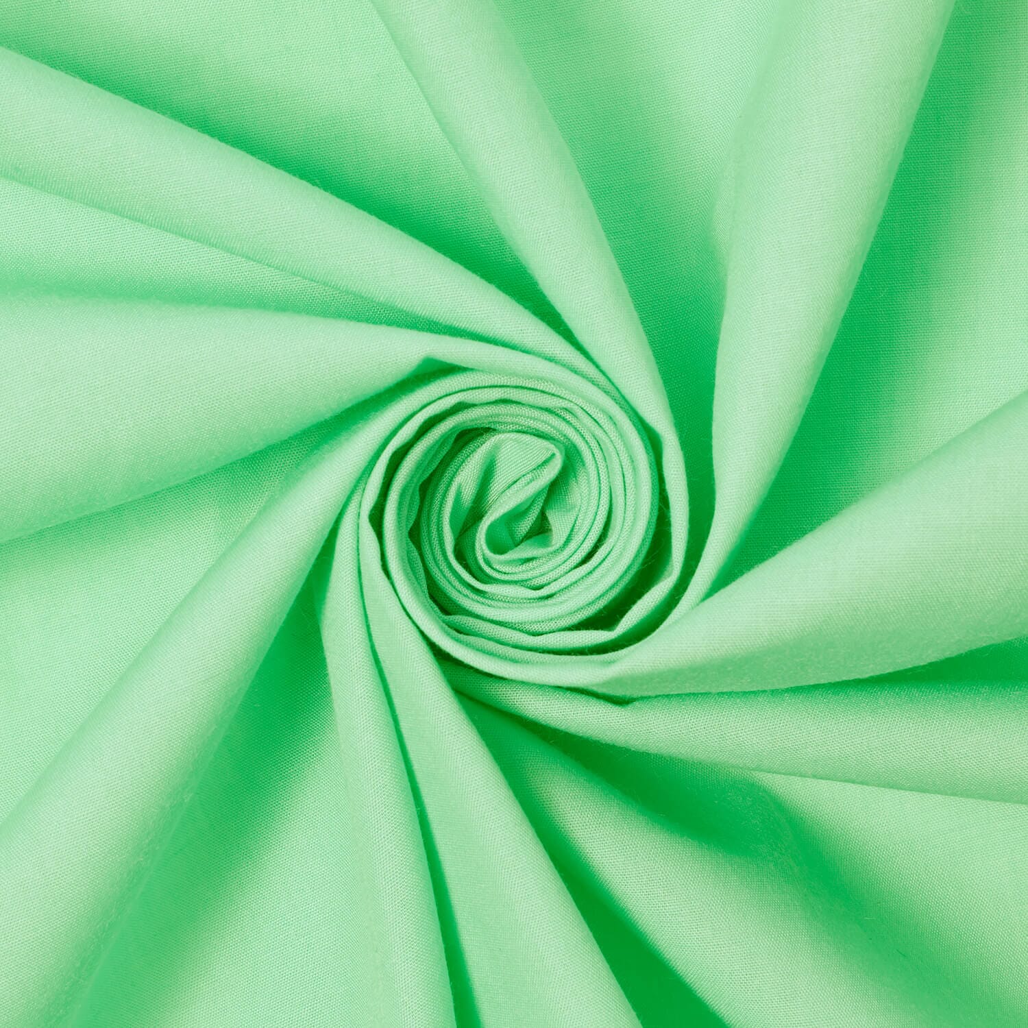 Broad-Cloth Aqua Green 50/50 Poly Cotton Blend