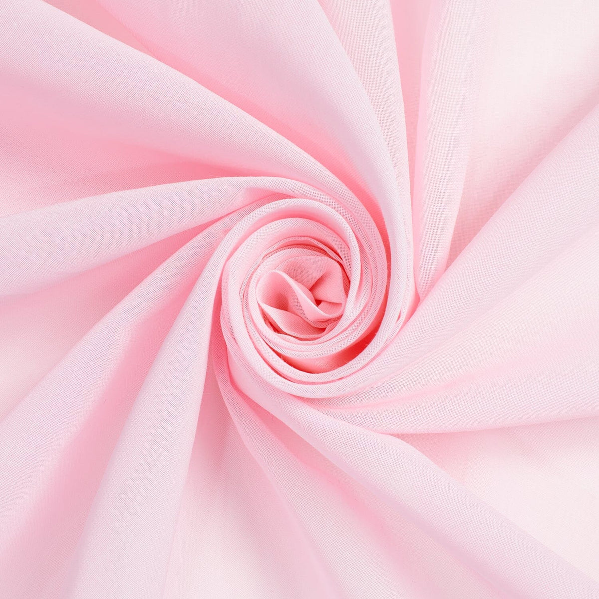 Pink Color Toulouse Cotton Voile Lining Material-58/60" Width Wide—55/45-Poly-Cotton Blend—(58/59 Inch) Wide—Sold by the Yard—Multi-Purpose—Available for Nationwide Shipping