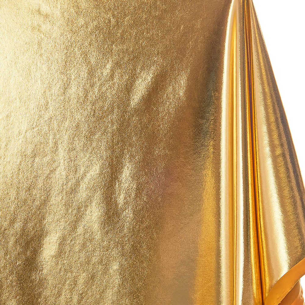 Polyester hard net fabric gold color