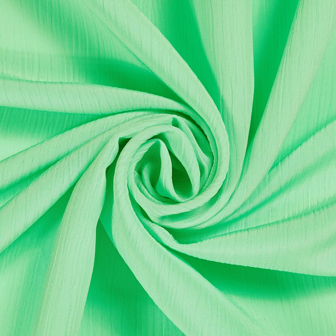 PEARL MINT GREEN CRINKLE POLYESTER MATERIAL