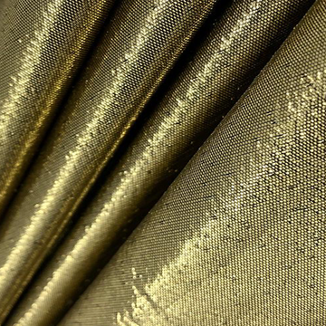 Black-Gold Tissue Lame Fabric—45-Inch Width—Sold by the Yard—60% Metallic—40% Nylon, U.S.A. made