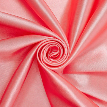Coral Crepe Back Satin Material -100% Polyester