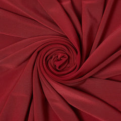 Wine Burgundy-Toned Color—Durable—Knit Cotton Jersey Material—Width 58" Wide—100% Polyester—Sold by The Yard