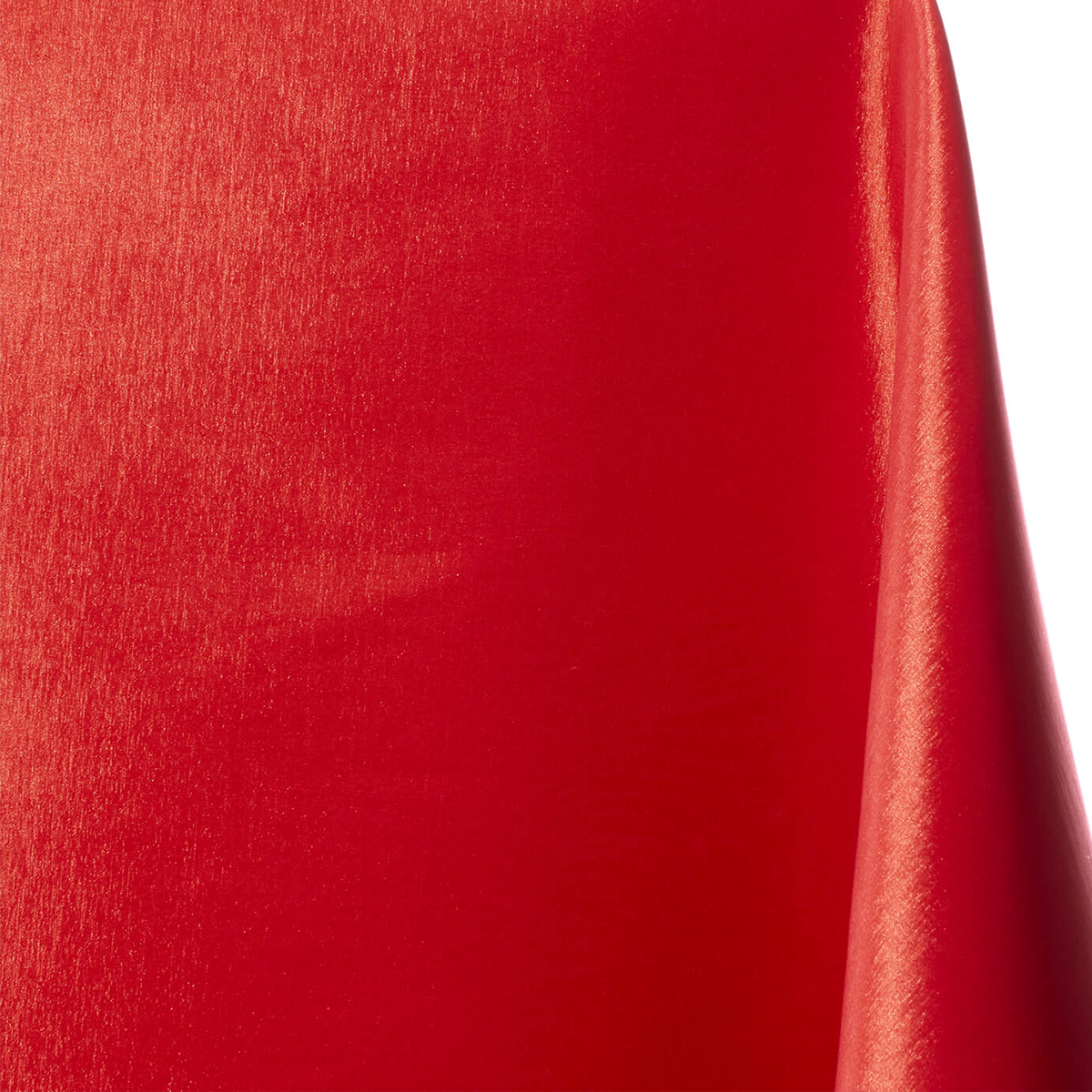 Fiery Glow Red—65 Polyester-35% Cotton—Stretch Taffeta Material—Ideal for Apparel—Sold by the Yard