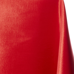 Fiery Glow Red—65 Polyester-35% Cotton—Stretch Taffeta Material—Ideal for Apparel—Sold by the Yard