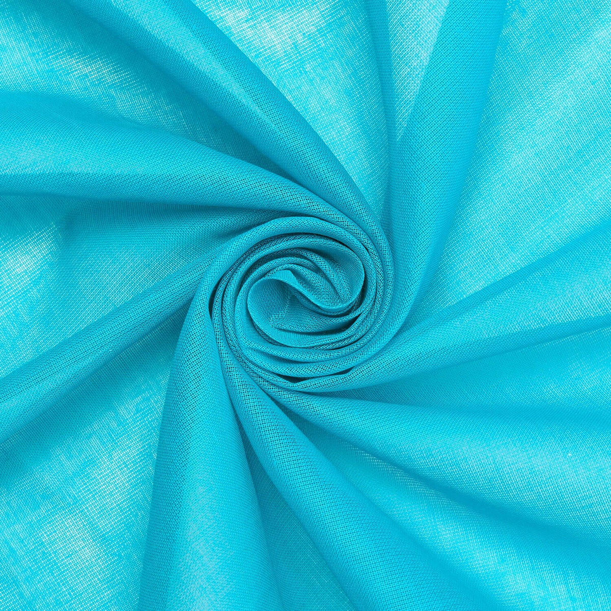Concord NC Textiles —Turquoise Color—Lawn Lightweight Fabric—Sold by the Yard— Nationwide Shipping Available
