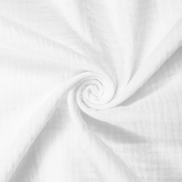 Alabaster Allure Double Cotton Gauze Material