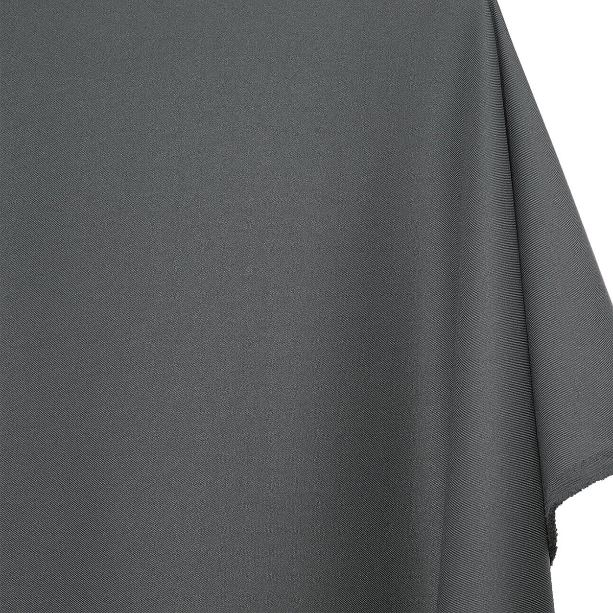 Desert Charcoal Grey Gabardine—Polyester Fabric—Premium Quality