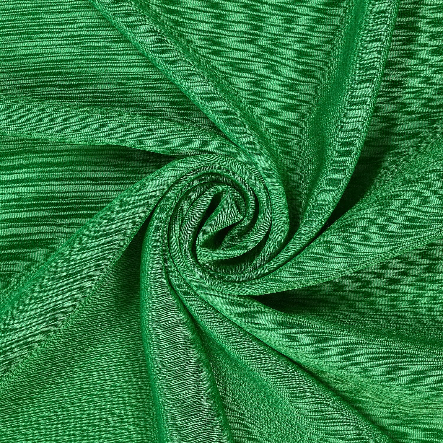 REED CHIC DRAPING KELLY GREEN CRINKLE MATERIAL