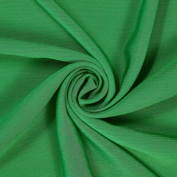 REED CHIC DRAPING KELLY GREEN CRINKLE MATERIAL