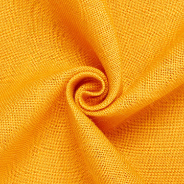Burlap—Standard Jute Fabric—Sunflower Yellow—100% Jute—59-60"Inch Wide—Sold by the Yard