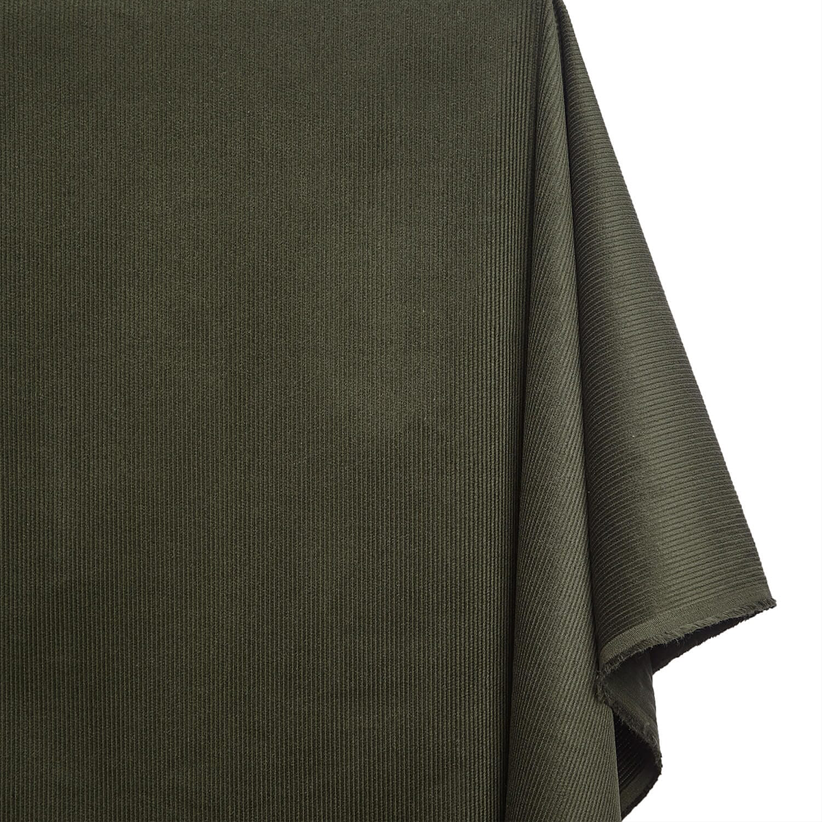 Chua Army Green Corduroy—100% Cotton—9 Wale—60" Wide Fabric