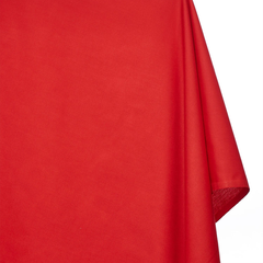 Bold Red Cotton Fabric – Lightweight Broadcloth for Apparel, Decor, and DIY Projects