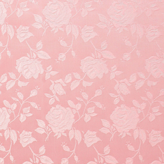 Online Fabric —Satin Brocade Jacquard Satin—Pink Bloom—58" Wide—100% Polyester Fabric—Sold by The Yard—Nationwide Shipping