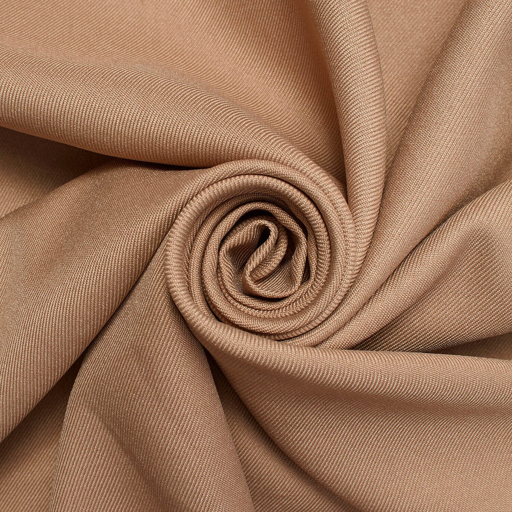 Khaki polyester gabardine fabric—fabric sold by BeautifulWindowsElgin.com