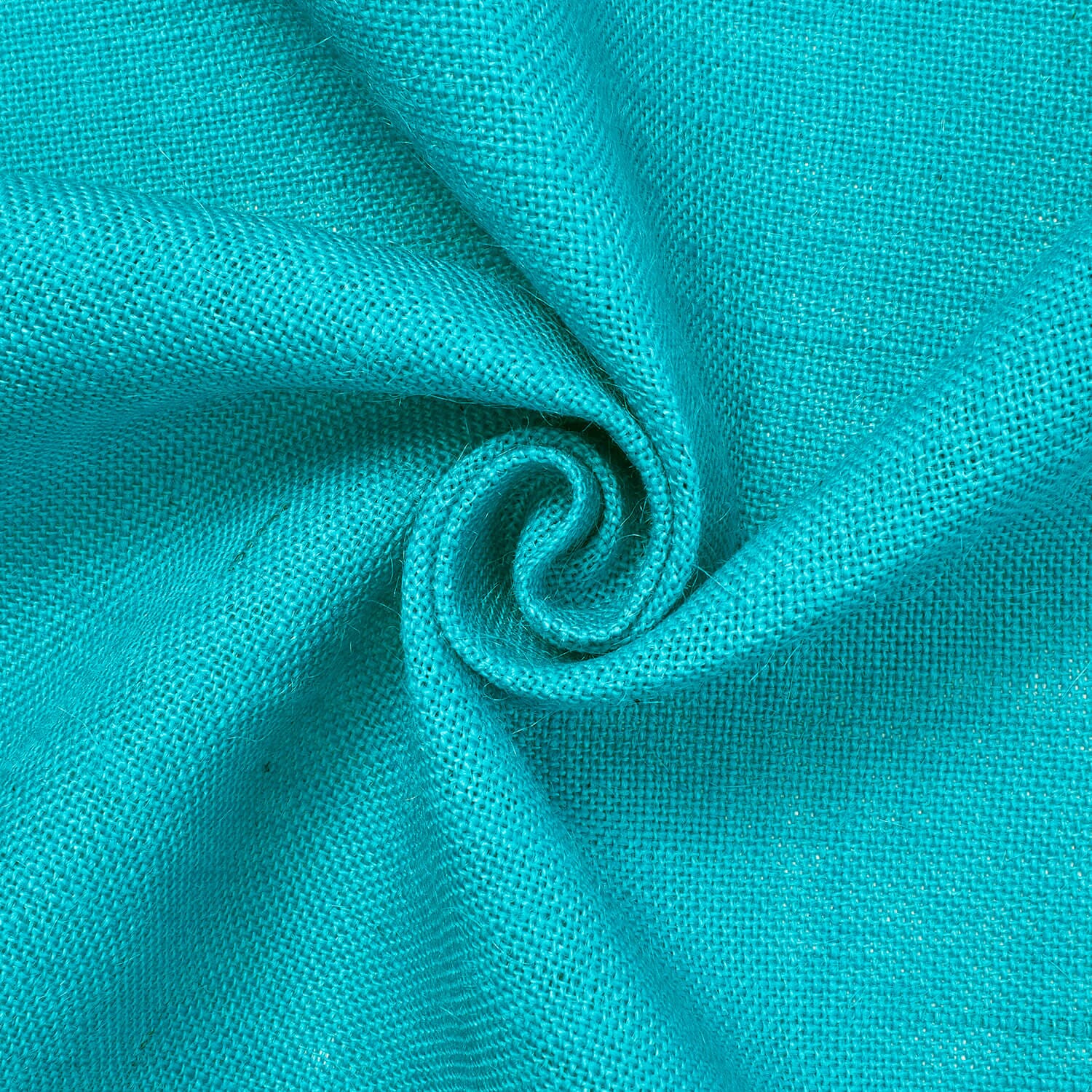 Sewing Burlap Fabric—Standard Jute—Turquoise Color—Sold by the Yard—Nationwide Shipping Available