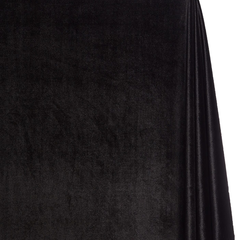 Close-up of black fabric with a subtle texture on a white background| Sold by Beautiful Windows Elgin