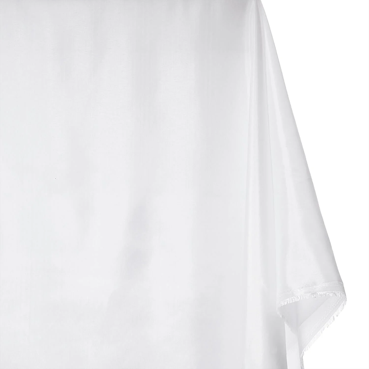 White Silky Habotai Clothing Lining -45 Inch-Wide—Width 57/58 Inches Wide—Sold by the Yard — Nationwide Shipping Available.