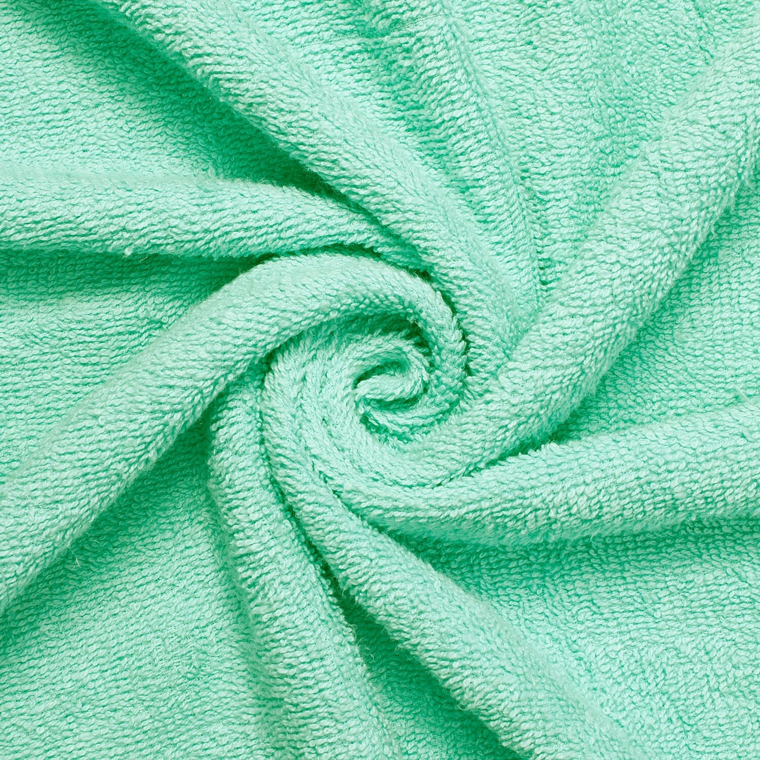 Terry Cloth Material—Mint Green—100% Polyester—Ideal for Formal Attire—58/60" Wide—Available by the Yard