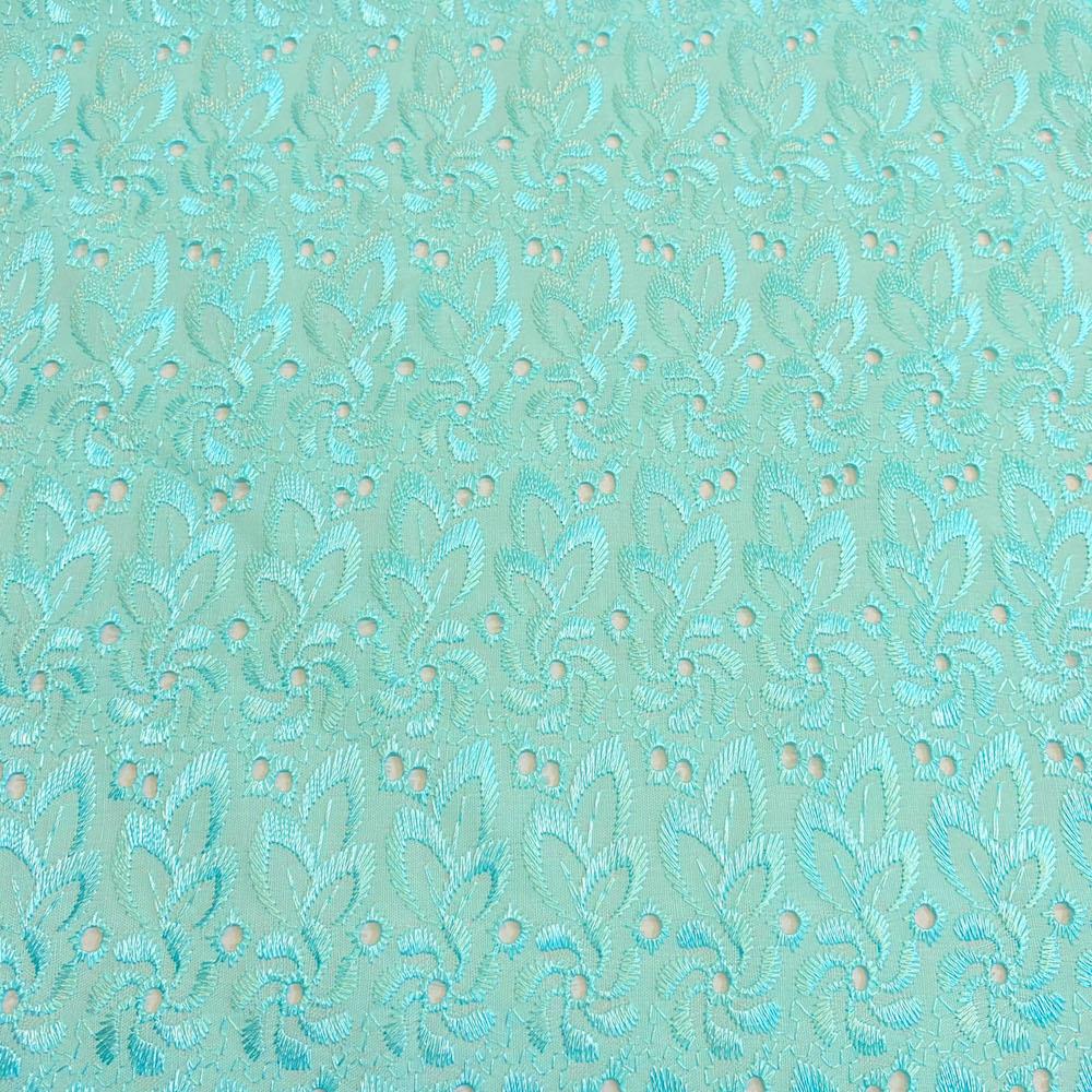 Chinese Willow Eyelets Floral Embroidery Material