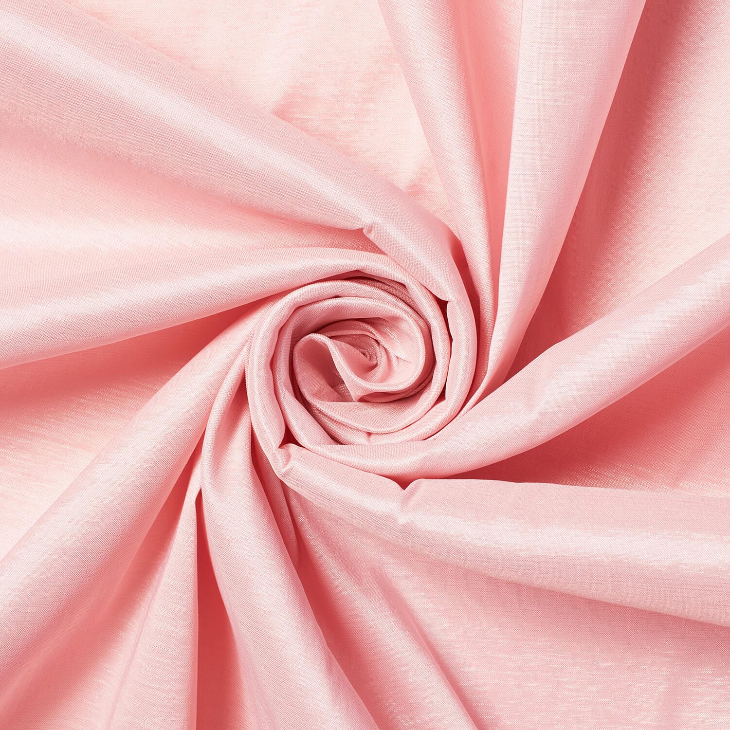 Smooth In Texture—Taffeta Material—Stretch Taffeta fabric—Blush Pink—Width 58/60 Inches Wide—Sold by the yard