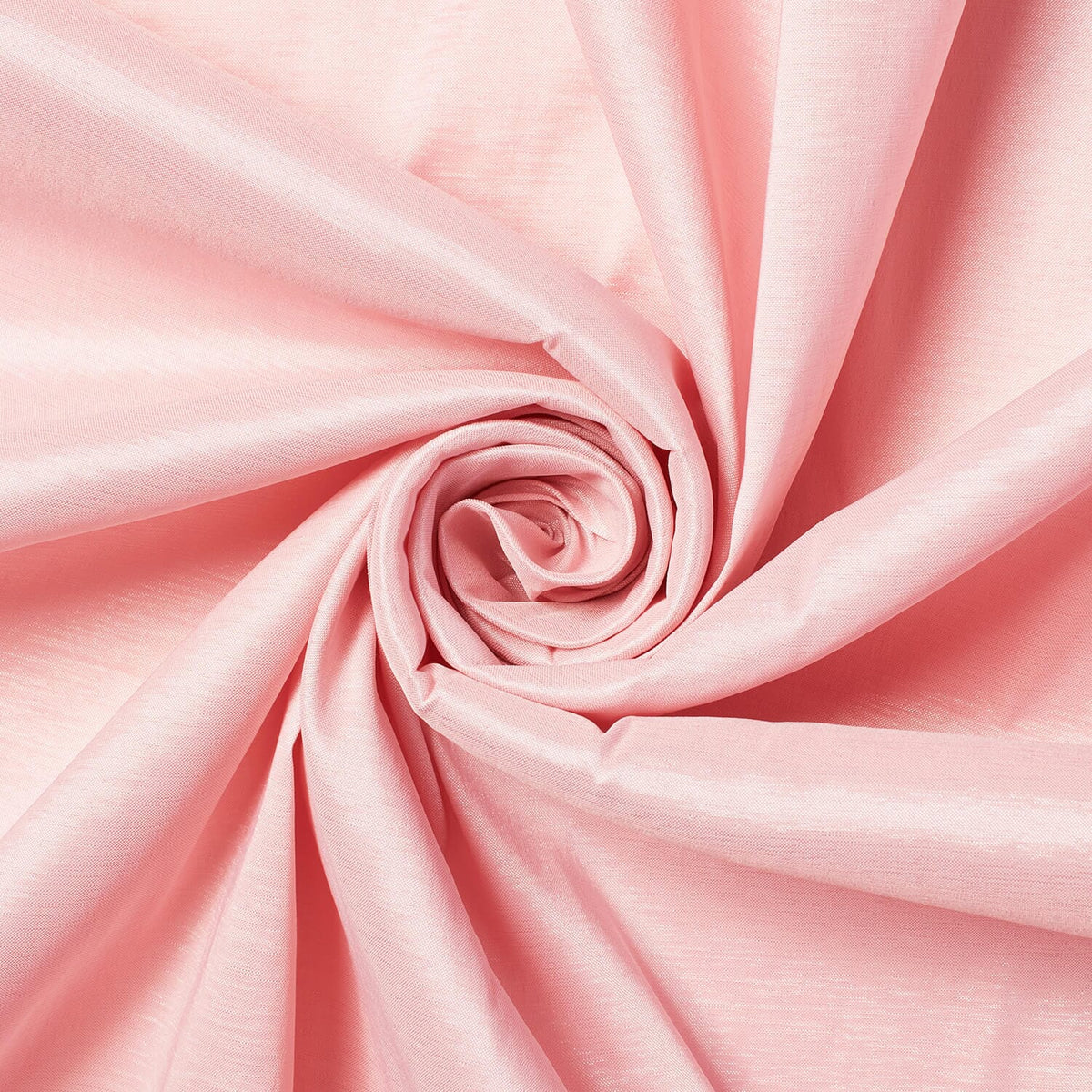 Smooth In Texture—Taffeta Material—Stretch Taffeta fabric—Blush Pink—Width 58/60 Inches Wide—Sold by the yard