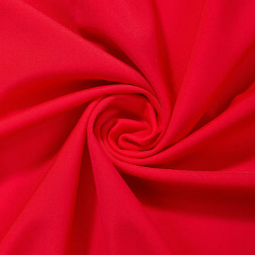 Durable Tricot Fabric— Candid Apple Red—100% Polyester— (58/59 Inch) Wide—Sold by the Yard