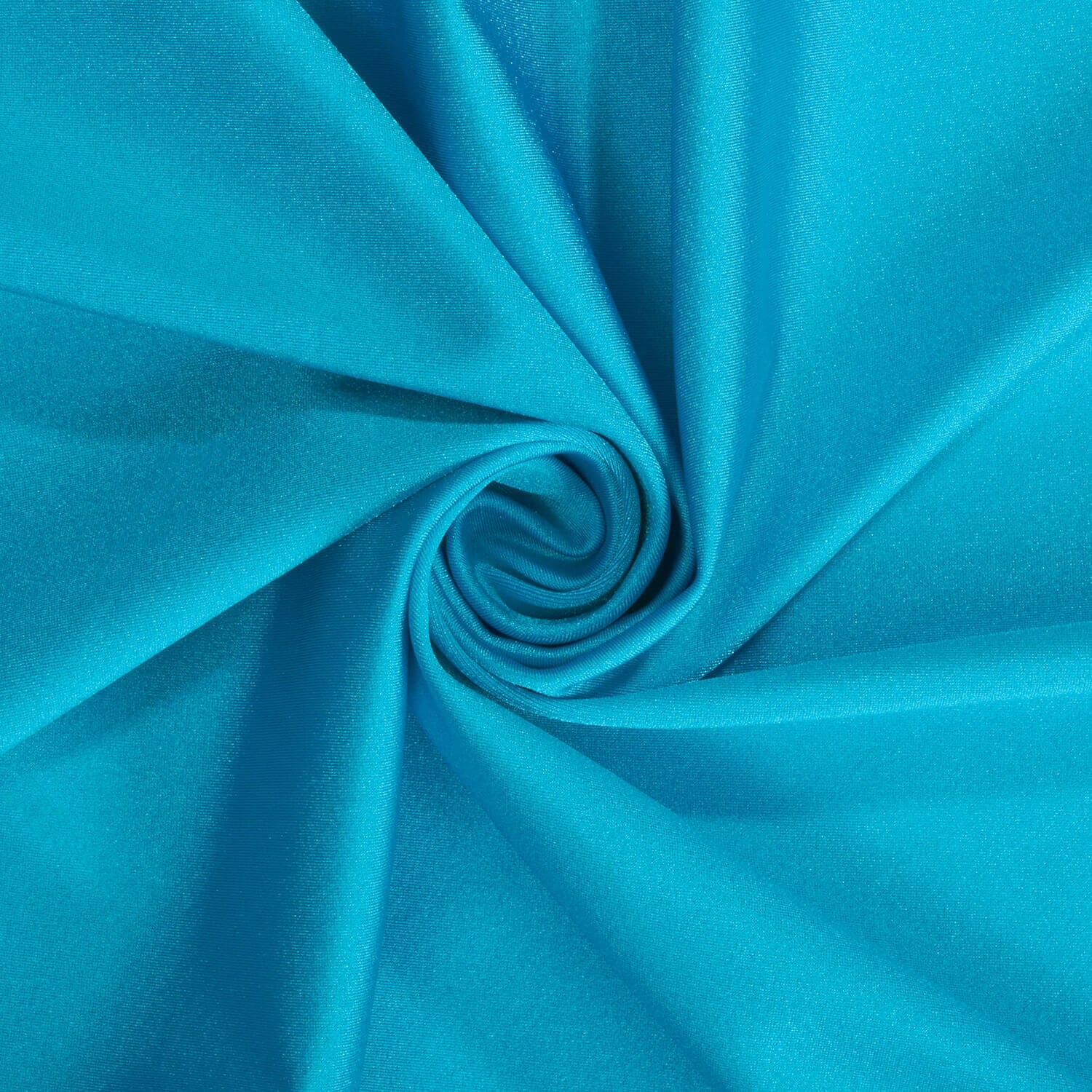 Zaitun—Shiny Tricot Fabric—Turquoise—80% Nylon, 20% Spandex—(58/59 Inch) Wide—Sold by the Yard